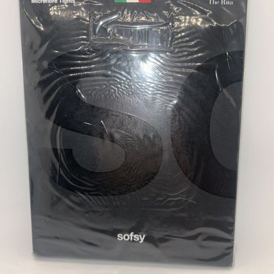NEW Sofsy Opaque Microfiber Tights 40 Denier Size 5-XL Made in Italy THE RITA